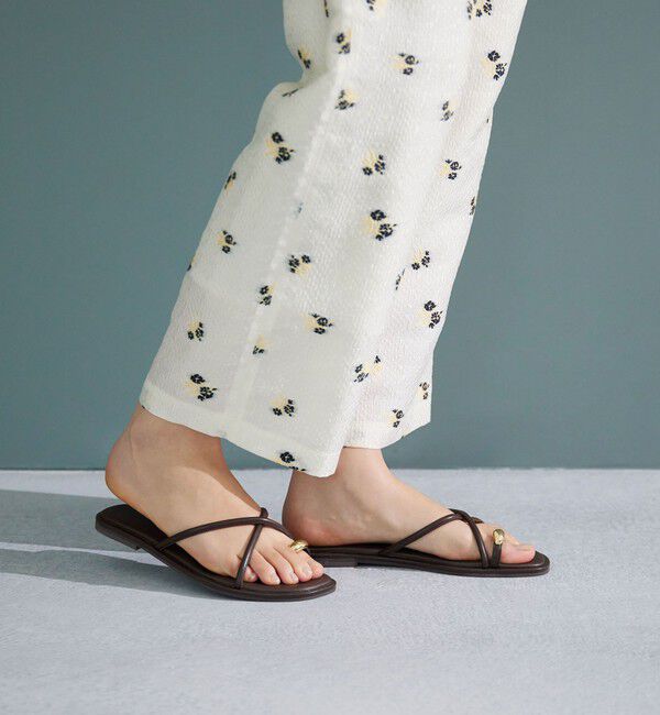 UNITED ARROWS green label relaxing「【結論シリーズ】リングエアサンダル」|サンダル|DK.BROWN