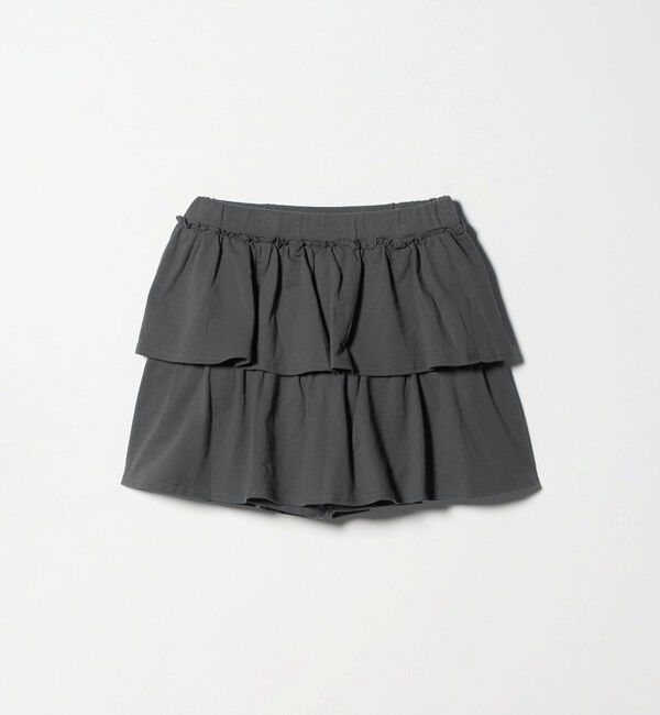 UNITED ARROWS green label relaxing「ミニ裏毛 フリル キュロット（ダークグレー）140cm-160cm」|その他|