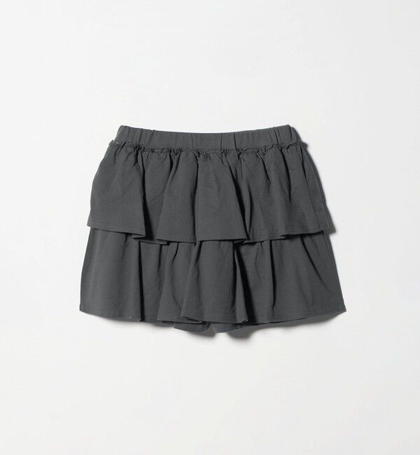 UNITED ARROWS green label relaxing「ミニ裏毛 フリル キュロット（ダークグレー）140cm-160cm」|その他|