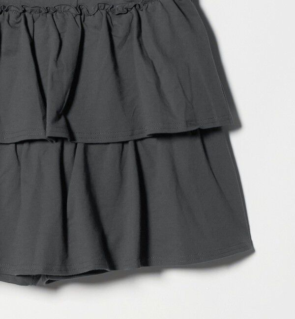 UNITED ARROWS green label relaxing「ミニ裏毛 フリル キュロット（ダークグレー）140cm-160cm」|その他|