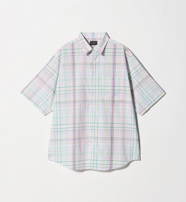 UNITED ARROWS green label relaxing「トーマスメイソン ジャストルーズ チェック柄 半袖 シャツ」|シャツ・ブラウス|