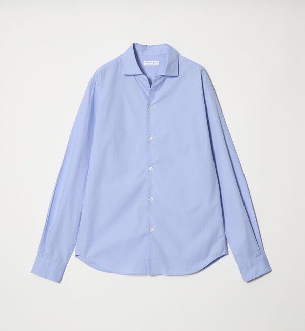 BEAUTY&YOUTH UNITED ARROWS「【WEB限定 WARDROBE SMART】コットン ワイドカラー スキッパー シャツ」|シャツ・ブラウス|