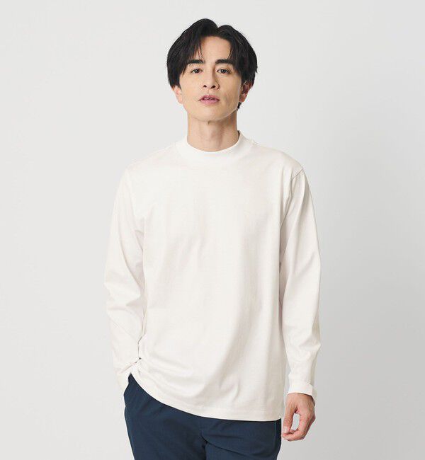 BEAUTY&YOUTH UNITED ARROWS「クリアコットン ジャケット Tシャツ 抗菌・防臭機能付き」|Tシャツ・カットソー|