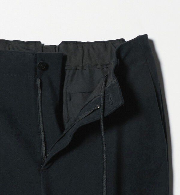 BEAUTY&YOUTH UNITED ARROWS「ブラッシュド ツイル ワンプリーツ テーパード イージーパンツ NO.5 セットアップ対応可能」|チノ|