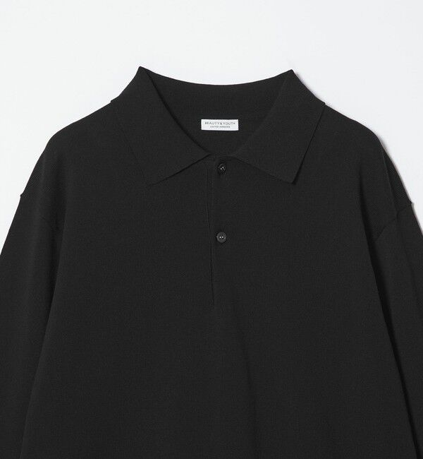 BEAUTY&YOUTH UNITED ARROWS「【WEB限定 WARDROBE SMART】KOUKIN ハイゲージ ニット ポロシャツ【抗菌・防臭】」|ニット・セーター|