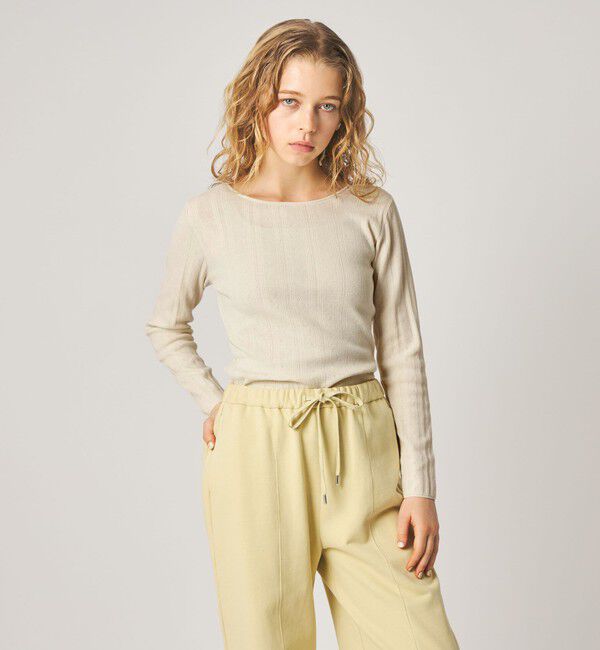 STEVEN ALAN「＜Steven Alan＞アイレット プルオーバー」|ニット・セーター|