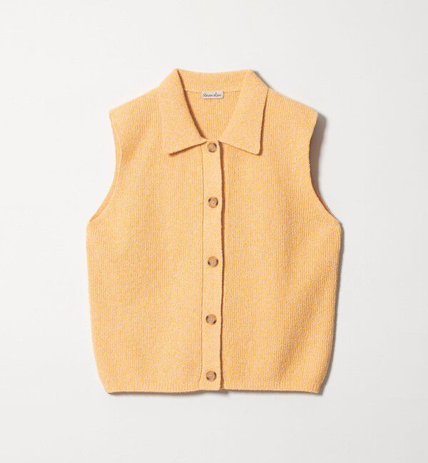 STEVEN ALAN「＜Steven Alan＞ブークレヤーン ポロカラー ニット ベスト」|ベスト・ジレ|