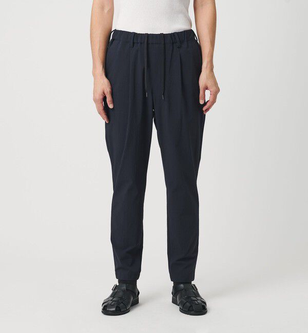 BEAUTY&YOUTH UNITED ARROWS「360&deg;MASTER 1プリーツ テーパード イージーパンツ NO.5 セットアップ対応 撥水 ストレッチ ウォッシャブル」|チノ|