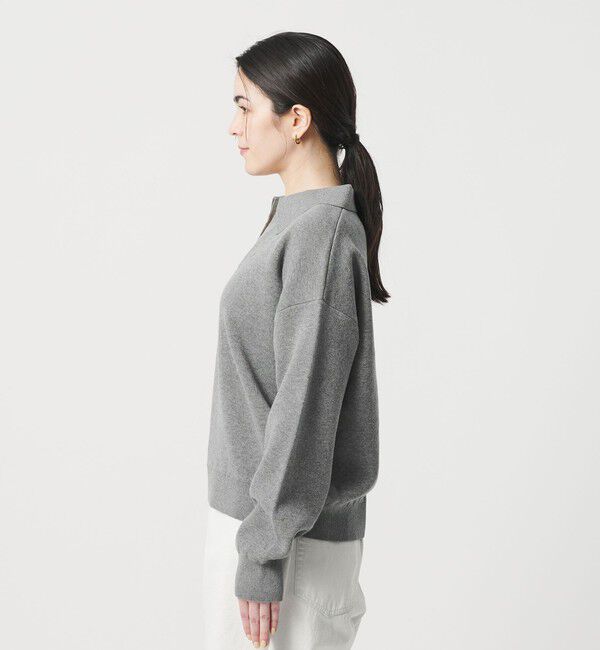 BEAUTY&YOUTH UNITED ARROWS「【WEB限定 Wardrobe DAILY MINIMAL】スキッパーニットプルオーバー ウォッシャブル」|ニット・セーター|