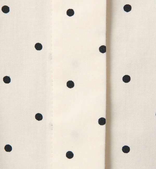 BEAUTY&YOUTH UNITED ARROWS「【WEB限定】ドット フリルスリーブブラウス ウォッシャブル」|シャツ・ブラウス|