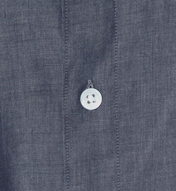 STEVEN ALAN「＜Steven Alan＞ シアーデニム レギュラーカラー シャツ LOOSE」|シャツ・ブラウス|