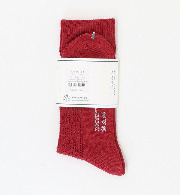 BEAUTY&YOUTH UNITED ARROWS「＜MARCOMONDE＞Eyelet ソックス」|ソックス|