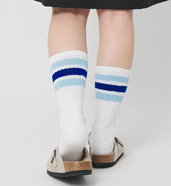 BEAUTY&YOUTH UNITED ARROWS「＜THE RAILROAD SOCK＞ラインソックス 2Pセット」|ソックス|