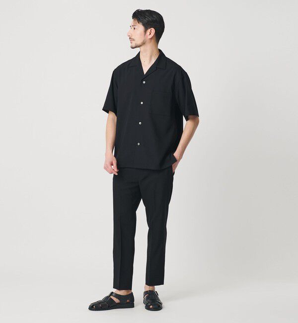 BEAUTY&YOUTH UNITED ARROWS「【WEB限定 WARDROBE SMART】 Reflax オープンカラー シャツ」|シャツ・ブラウス|