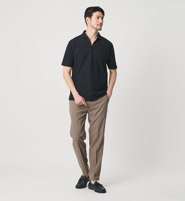 BEAUTY&YOUTH UNITED ARROWS「【WEB限定 WARDROBE SMART】 Reflax ノープリーツ スラックス パンツ」|スラックス|