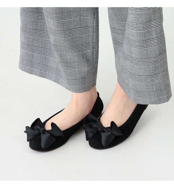 Ray BEAMS 「SEPTEMBER MOON / リボン バレエシューズ」|バレエシューズ|