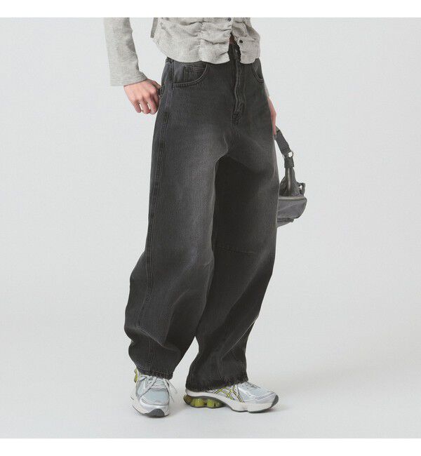 Ray BEAMS 「デニム バレル パンツ」|デニム|