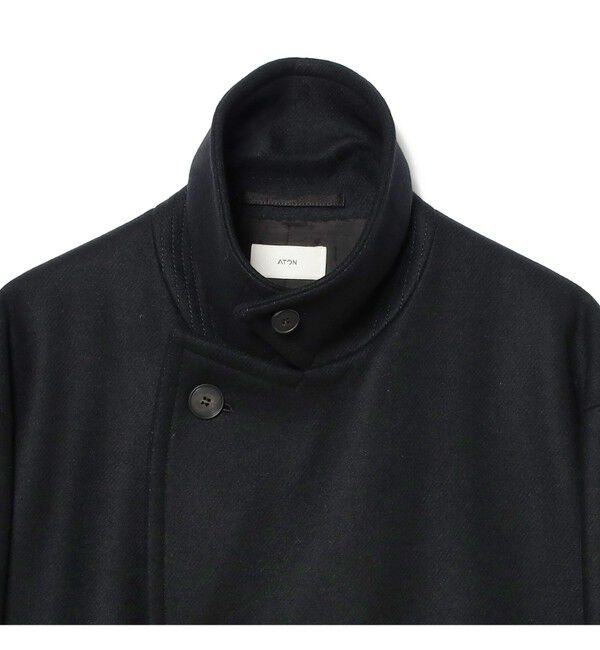 Demi-Luxe BEAMS 「ATON / メルトン ダブル ショートコート」|ブルゾン・スタジャン|