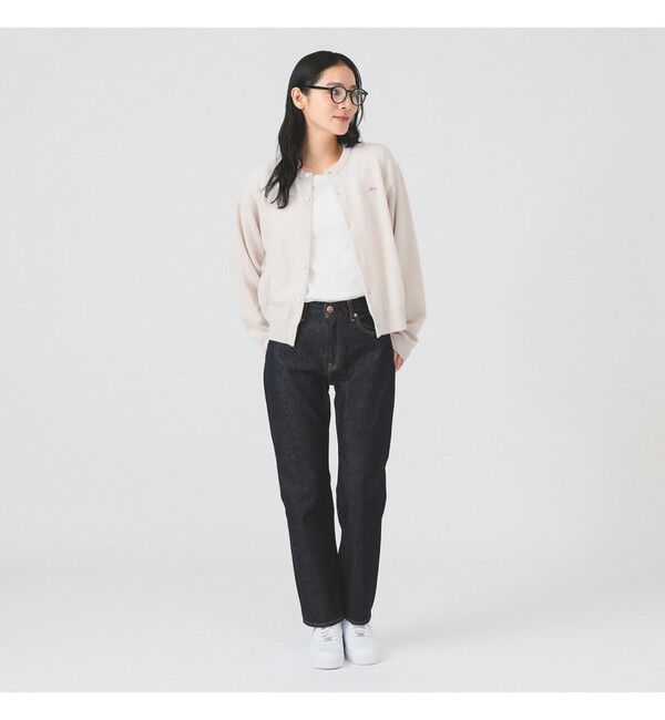 Ray BEAMS 「DANTON / LAMBS WOOL CREWNECK CARDIGAN」|カーディガン|