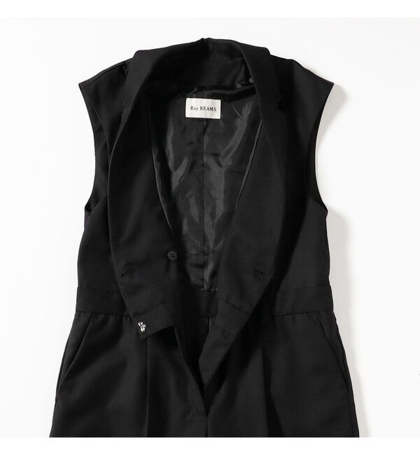 Ray BEAMS 「スーツ ディテール サロペット」|オールインワン|