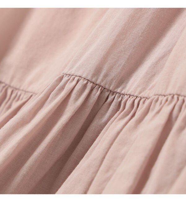 BEAMSBOY「コットン ギャザー ノースリーブ」|シャツ・ブラウス|