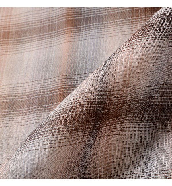 BEAMSBOY「maturely / ボイル チェック ラップ スカート」|スカート|