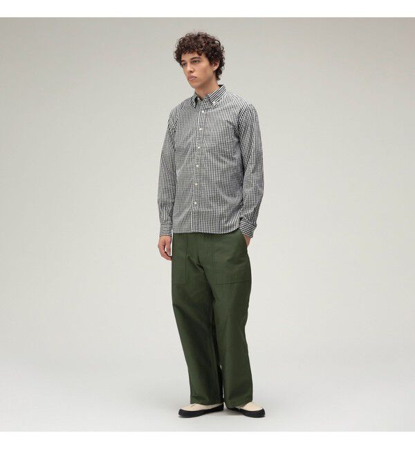 BEAMS PLUS「BEAMS PLUS / ブロード ギンガムチェック ボタンダウンシャツ」|シャツ・ブラウス|