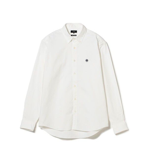 BEAMS「ストレッチ オックスフォード ミニボタンダウンシャツ」|シャツ・ブラウス|WHITE