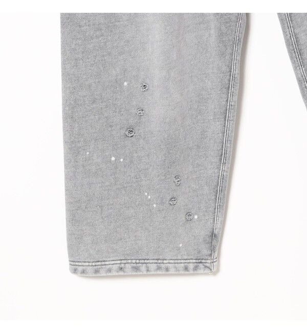 BEAMS「ワイドストレートフィット ダメージ スウェットパンツ」|チノ|