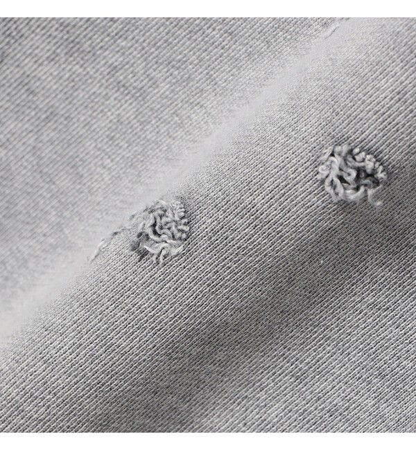 BEAMS「ワイドストレートフィット ダメージ スウェットパンツ」|チノ|