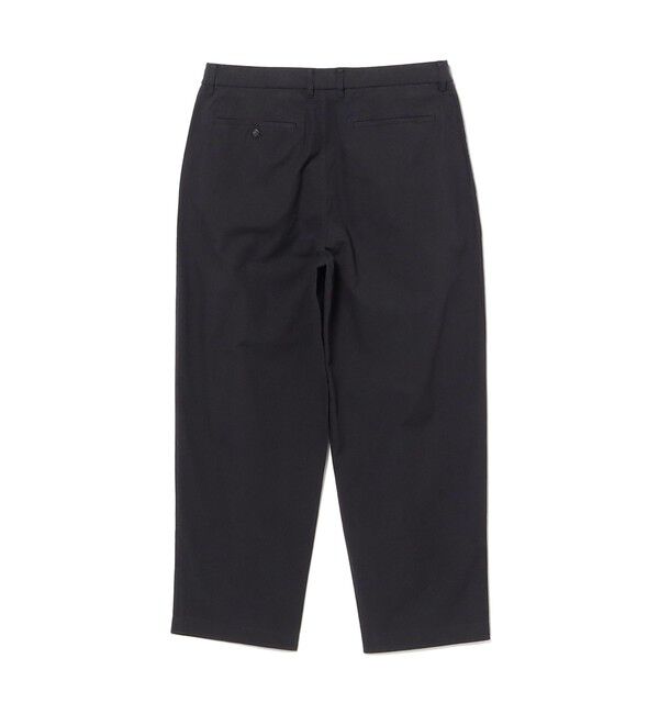 BEAMS「ダンガリー2プリーツ スラックス【ワイドテーパードフィット】」|チノ|