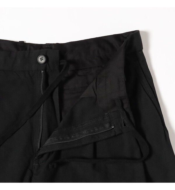 BEAMS「ダンガリー2プリーツ スラックス【ワイドテーパードフィット】」|チノ|