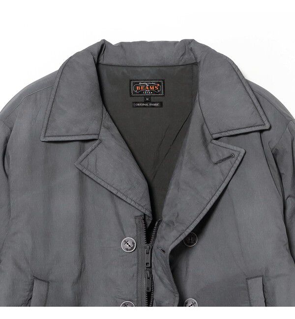 BEAMS PLUS「P-Coat Nylon Pigment Print」|ダッフルコート|