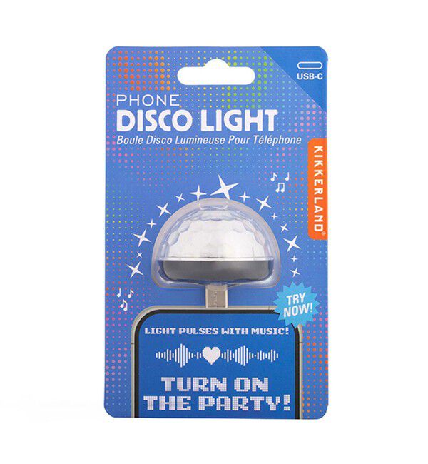 BEAMS「KIKKERLAND / TYPE-C Phone Disco Light」|モバイルケース|