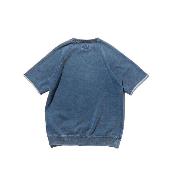 BEAMS PLUS「Sweat Short Sleeve Cut-Off Indigo」|スウェット・ジャージ|