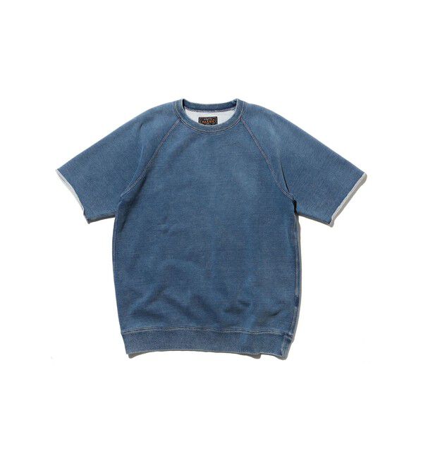BEAMS PLUS「Sweat Short Sleeve Cut-Off Indigo」|スウェット・ジャージ|