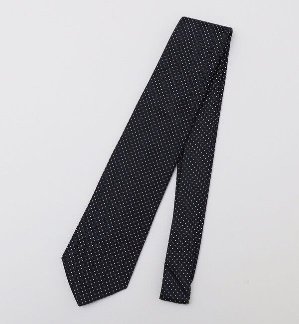 SHIPS「SHIPS: フォサッティ サテン ピンドット ネクタイ」|ネクタイ・蝶ネクタイ|