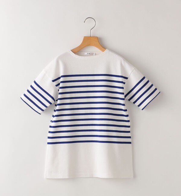 SHIPS KIDS「SHIPS KIDS:100～155cm / パネル ボーダー ワンピース」|ワンピース|