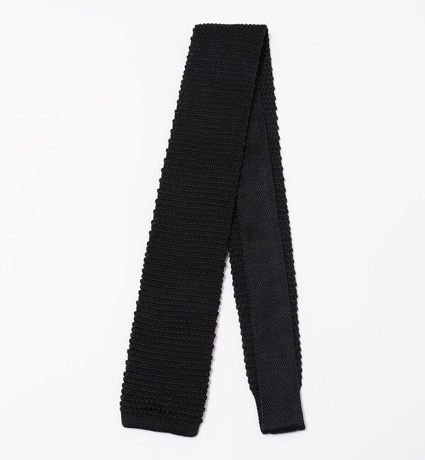 SHIPS Colors 「SHIPS Colors:シルク ポリエステル ニットタイ◇」|ネクタイ・蝶ネクタイ|ブラック