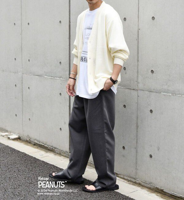 SHIPS any「SHIPS any: 〈洗濯機可能〉シアー ニット Vネック ボタン カーディガン◇」|カーディガン|