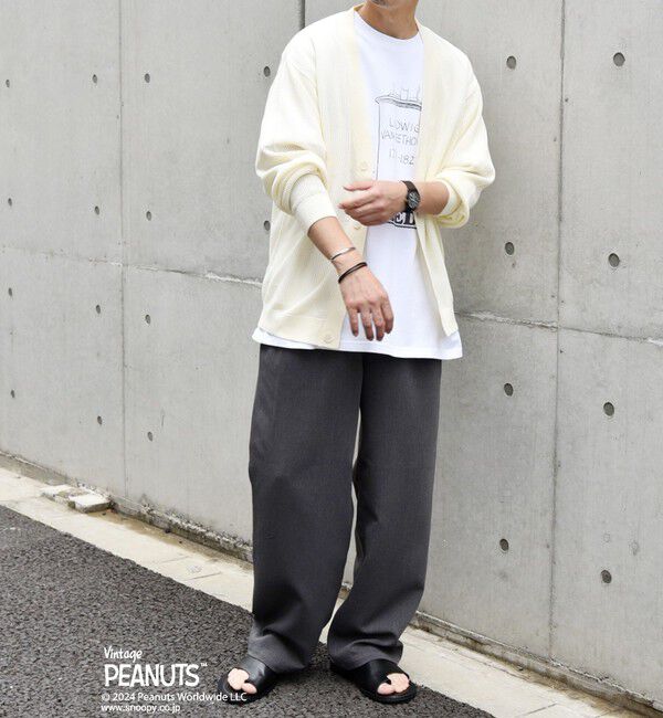 SHIPS any「SHIPS any: 〈洗濯機可能〉シアー ニット Vネック ボタン カーディガン◇」|カーディガン|