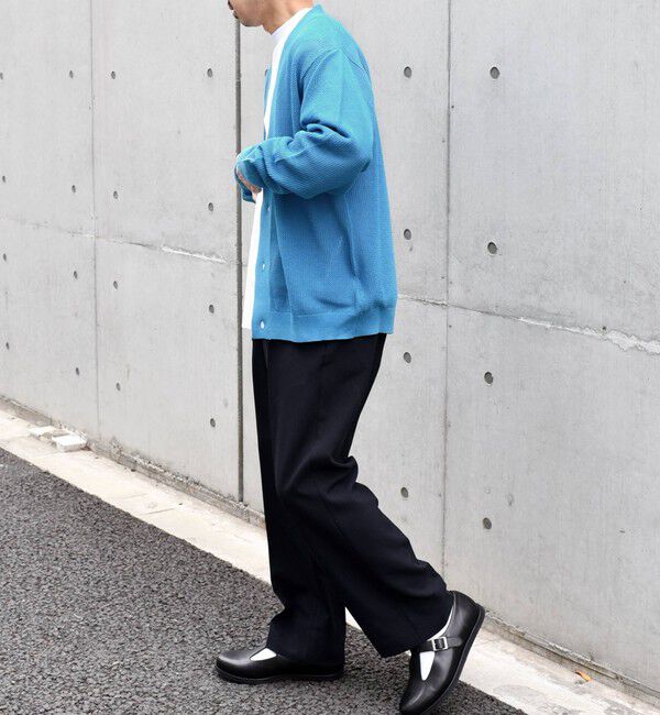 SHIPS any「SHIPS any: 〈洗濯機可能〉シアー ニット Vネック ボタン カーディガン◇」|カーディガン|