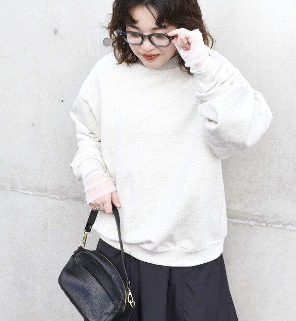 SHIPS any「SHIPS any: COTTON USA ルーズ クルーネック 裏毛 スウェット◇」|スウェット・ジャージ|