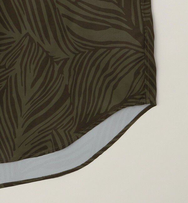 SHIPS any「SHIPS any: ダーク ボタニカル プリント バルーンスリーブ ルーズ シャツ◇」|シャツ・ブラウス|