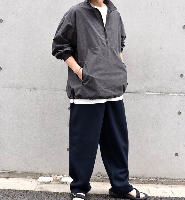 SHIPS any「SHIPS any: 〈撥水・透湿・軽量〉PERTEX(R) ハーフジップ プルオーバー ブルゾン (セットアップ対応)◇」|ブルゾン・スタジャン|