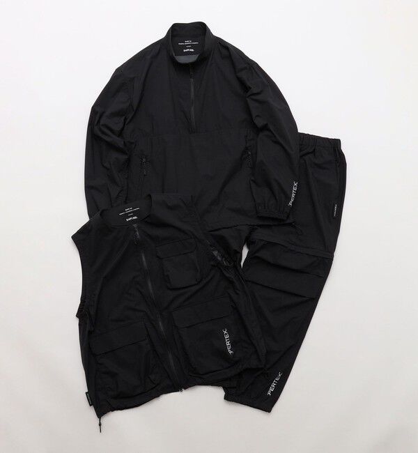 SHIPS any「SHIPS any: 〈撥水・透湿・軽量〉PERTEX(R) ハーフジップ プルオーバー ブルゾン (セットアップ対応)◇」|ブルゾン・スタジャン|