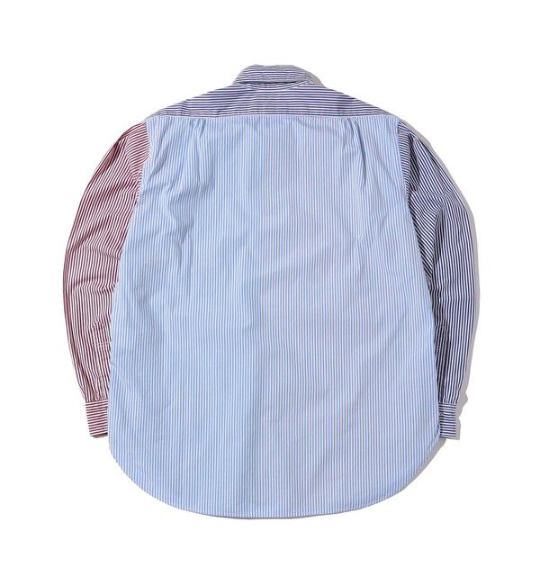 SHIPS「Southwick: Gate Label ボタンダウン ブロード ストライプ シャツ」|シャツ・ブラウス|