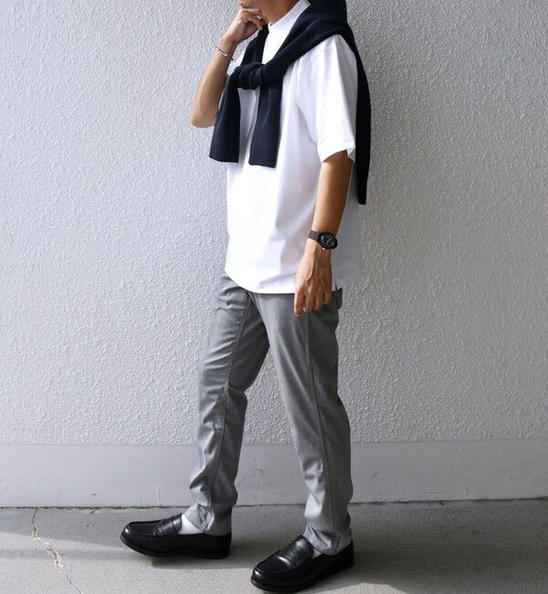 SHIPS any「SHIPS any:〈接触冷感/遮熱/UVカット機能等〉サマーファンクション モックネック Tシャツ 26SS◇」|Tシャツ・カットソー|