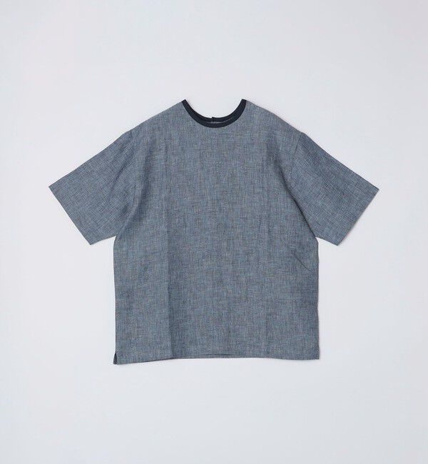 SHIPS「SHIPS: Herdmans リネン 2WAY プルオーバー Tシャツ」|Tシャツ・カットソー|