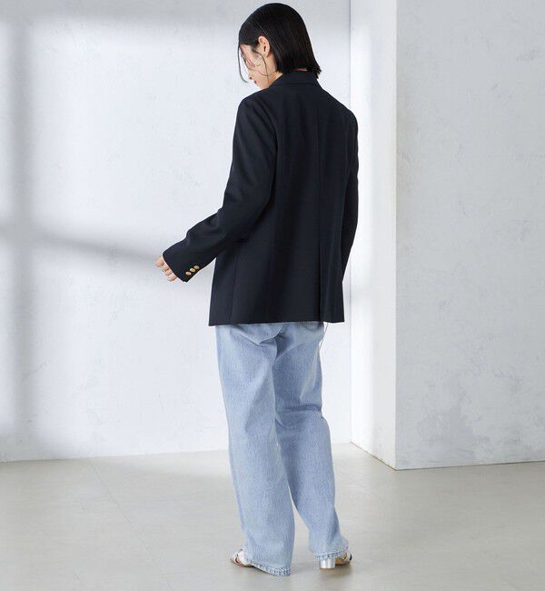 SHIPS for women「ウール ギャバ ダブル ブレザー」|テーラードジャケット|